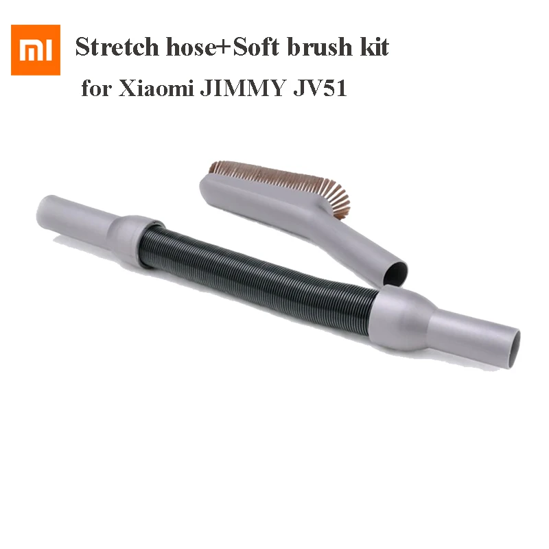

Origina Stretch hose+Soft brush kit for Xiaomi JIMMY JV51 Handheld Cordless Vacuum Cleaner for replacing spare part for home