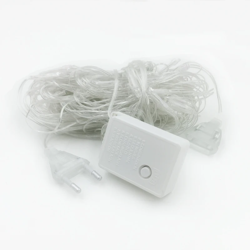 96 LEDs RGB Fairy String Light 1.5mx1.5m Net Mesh Garland Lamp Xmas New Year Garden Curtain Wedding Party Holiday Decor Lighting (2)