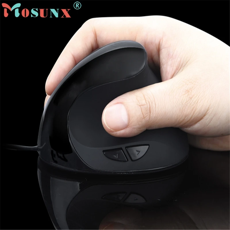 Mouse Raton Professional Wired Ergonomic Vertical Optical USB Mouse Wrist Healing Rechargeable computer mouse 18Aug3