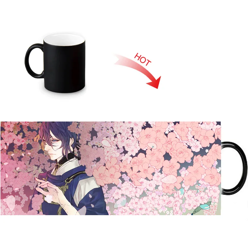 Touken Ranbu печатные цветные кружки для дома фарфоровые чайные чашки молока