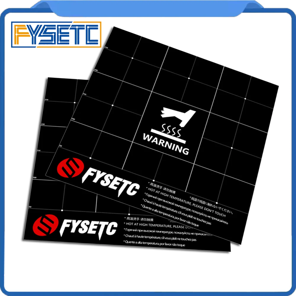 Hot Bed Surface Sticker 300x300mm 220x220mm With 1:1 Coordinate For 3D Printer