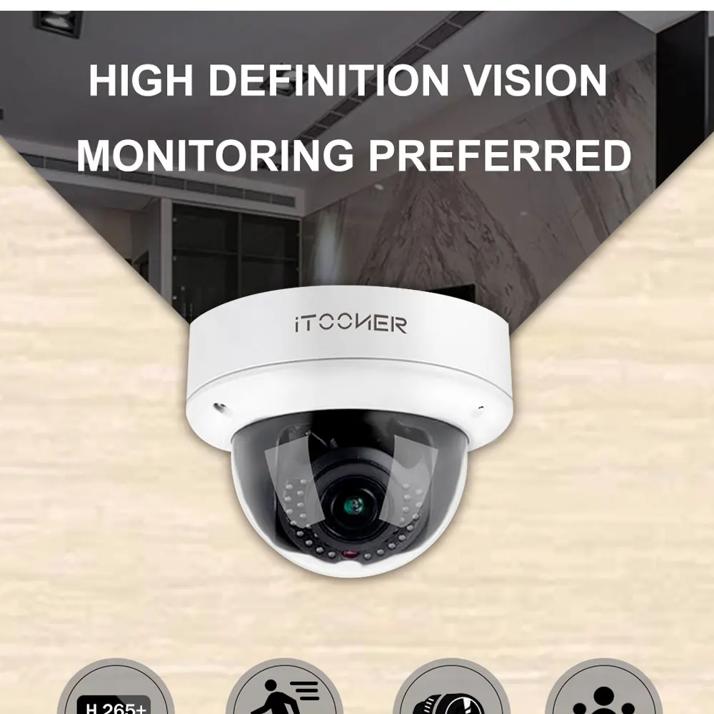 Itooner H.265 + 32CH наблюдения Системы PoE камера комплект передачи на большое расстояние обнаружения движения Поддержка P2P nvr Kit безопасности