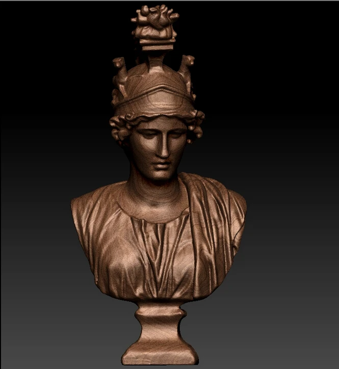 

cnc 3d relief model stl format Greek Goddess