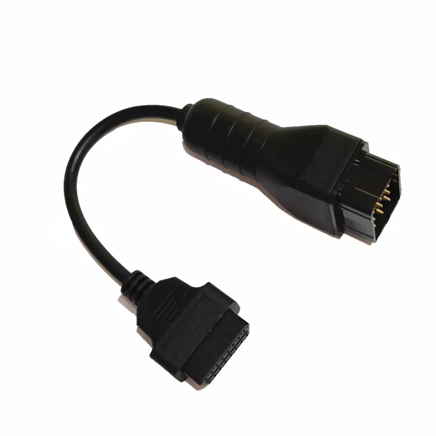 A + качество 12Pin к 16pin obd2 разъем OBD II адаптер 12 pin Автомобильный Диагностический кабель 16 PIN ЭЛЕКТРОНИКА для транспортных средств