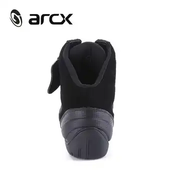 ARCX Motorcycle Boots Street Moto Racing Boots Genuine Cow Leather Motorbike Biker Chopper Cruiser Touring Ankle Shoes