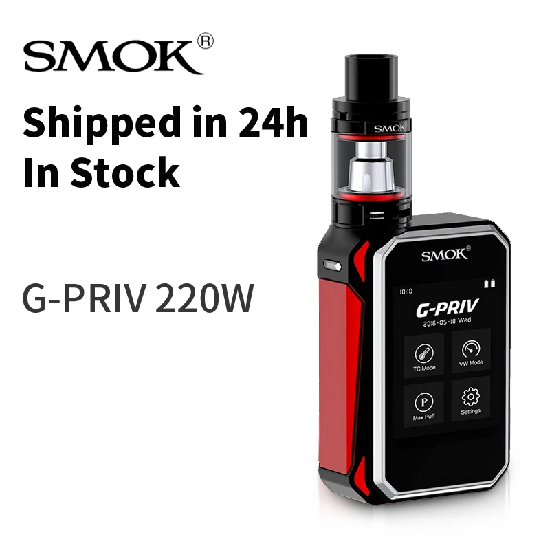 Original Smok G Priv SMOK MOD 220W full kit TC Touch Screen SMOK GPriv