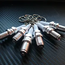 Dewtreetali брелок для ключей женский брелок Новинка Светодиодный Брелок Свеча зажигания мини внешний автомобильный брелок унисекс