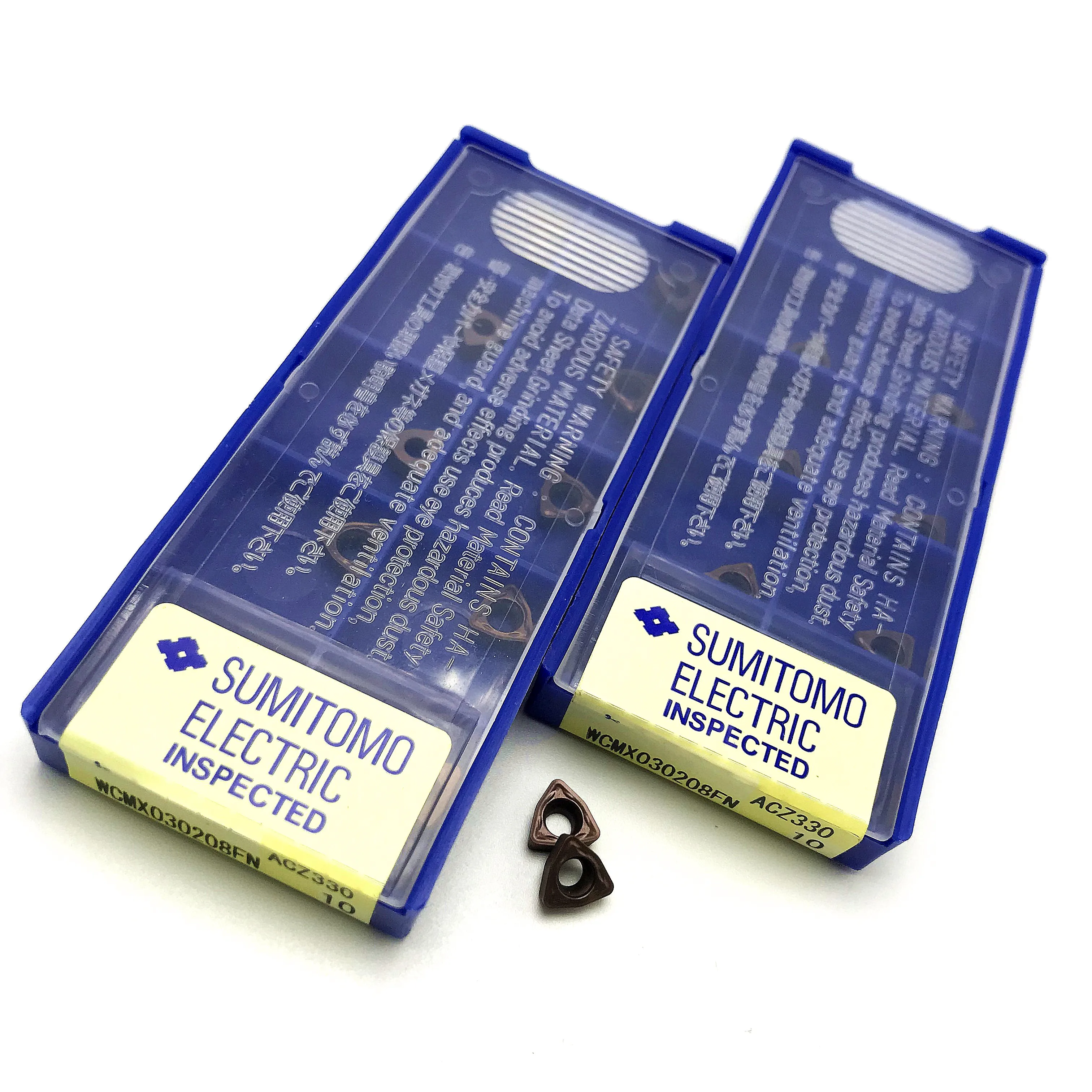 

20PCS U-drill WCMX030208FN ACZ330 carbide insert CNC lathe tool for WC U-bit