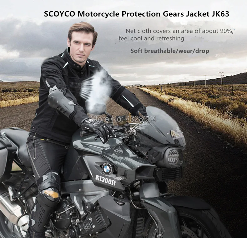 SCOYCO мотоциклетная куртка ковбойская Мотоциклетная Куртка Jaqueta Motoqueiro Blouson Moto Homme защита шестерни одежда Броня Motocicleta JK63