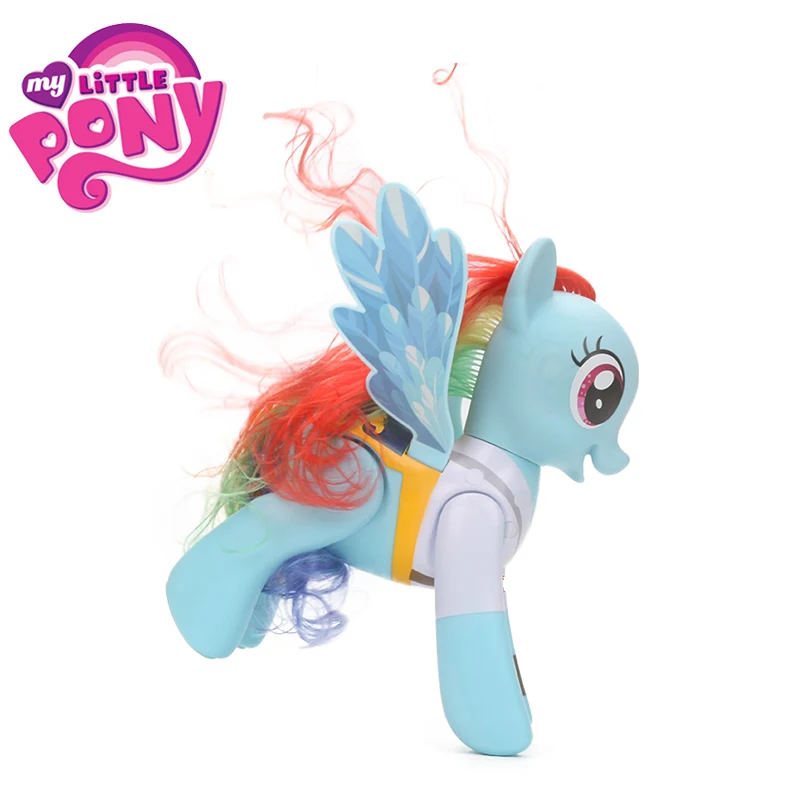 Электронные игрушки My Little Pony Flip& Whirl Priate Rainbow Dash ПВХ фигурка дружба волшебная игрушка Студенческая Модель Куклы