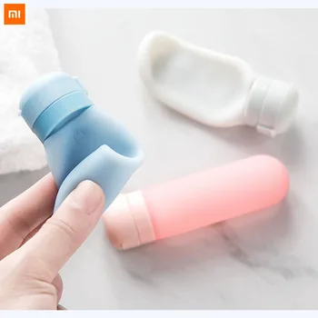 

3pcs/lot Youpin Mijia Travelling Silicone Bottle Set Portable 50ML Emulsion Shower Gel shampoo Container Bottle Set