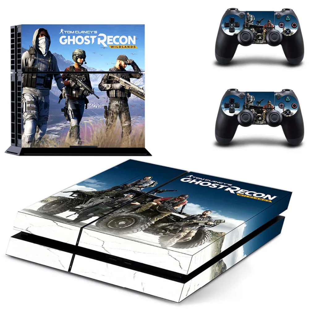 

Tom Clancy's Ghost Recon: Wildlands PS4 Skin Sticker Decal for Sony PlayStation 4 Console and Controller Skin PS4 Sticker Vinyl