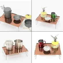 Уличный складной стол Кемпинг Алюминиевый Сплав стол для пикника мини ультра-легкий прочный раскладной столик для пикника инструменты для улицы