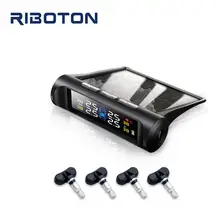 Riboton C240 Высокоточный высококачественный умный датчик tpms на солнечных батареях с 4 внутренними датчиками s тестер безопасности автомобильных шин