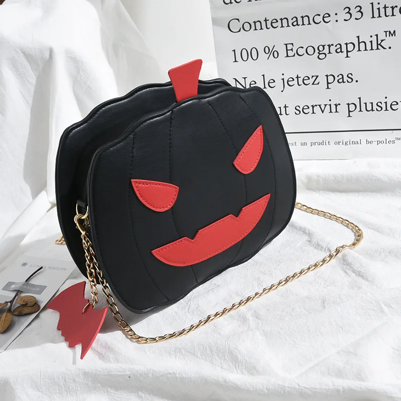 

Women Wallet Handbag Creative Halloween Pumpkin Teenager Girls Crossbody Shoulder Bags Ladies Messenger Bag