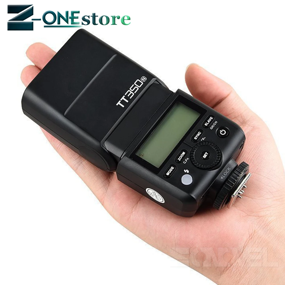 Вспышка Godox TT350N 2 4G HSS 1/8000s i TTL GN36 для камеры Nikon D800 D700 D7500 D7200 D7100 D7000 D5600 D5500