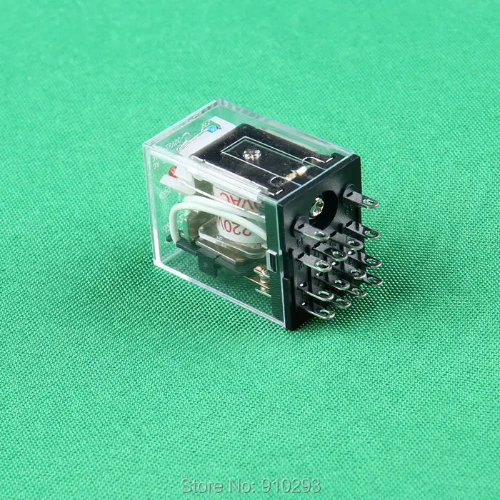 Реле питания JZX 22F (D)/4Z 3A 220VAC катушка напряжения с 14 контактами реле перегрузки