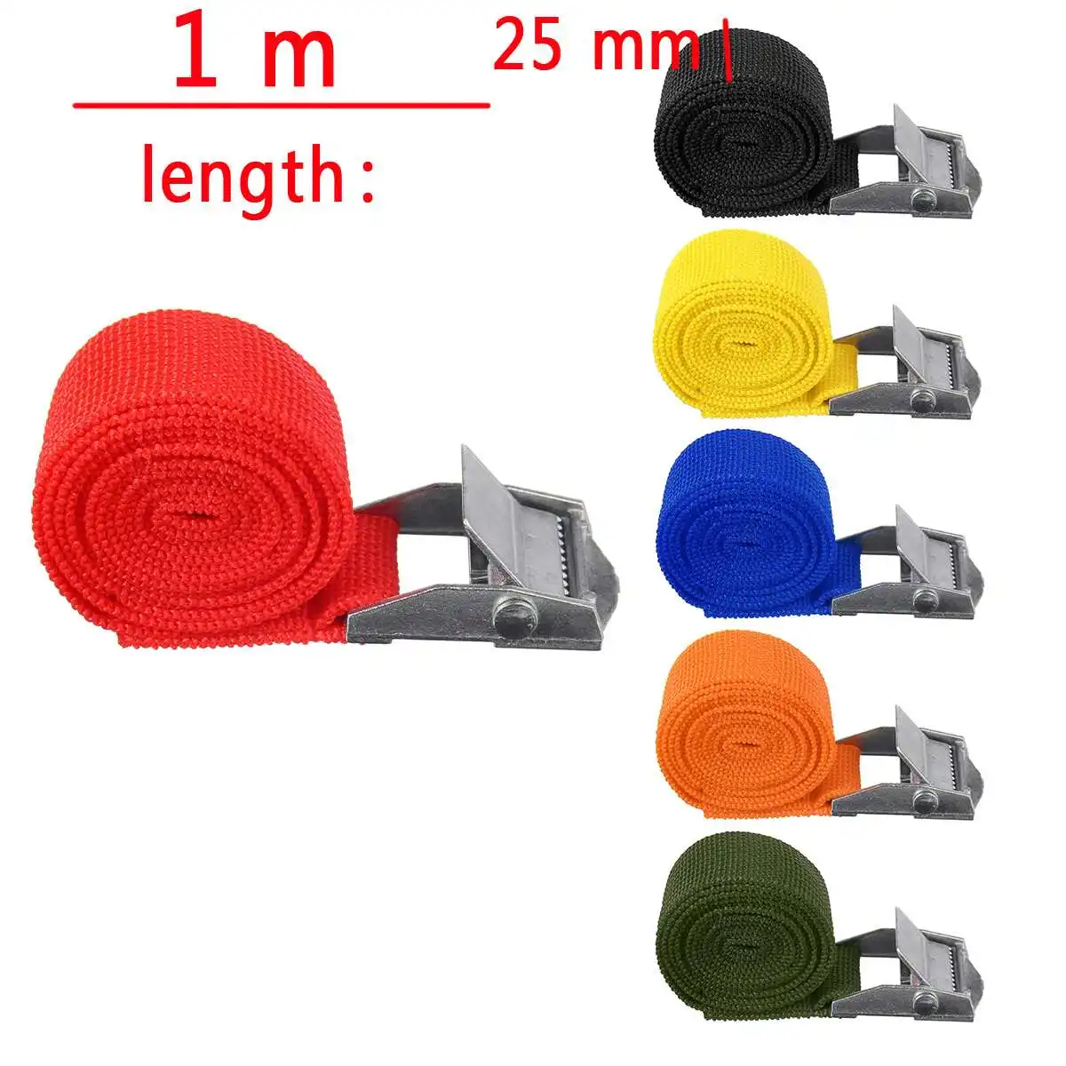 4 шт./компл. 1M x 25mm автомобиля тормозных верёвок сковать ремень сильный Ratchet ремень безопасности Чемодан сумка для перевозки грузов Крепежный ремень из цинкового сплава, цинковый сплав цинка нейлон