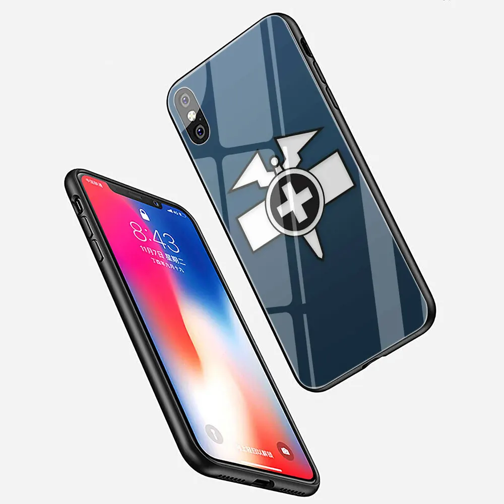 Чехол из ТПУ и закаленного стекла для iPhone SE 2020 11 Pro X или 10 8 7 6 6S Plus Xr Xs Max|Бамперы| |