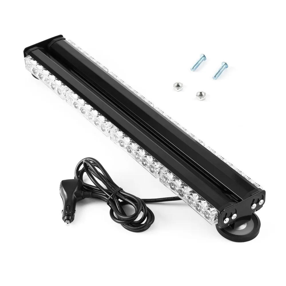 

New 48 LED Ultra Bright 144W Car Warning Lights Yellow Emergency Light Vehicle LED Strobe Flashing Strip Light Warning Dash Lamp