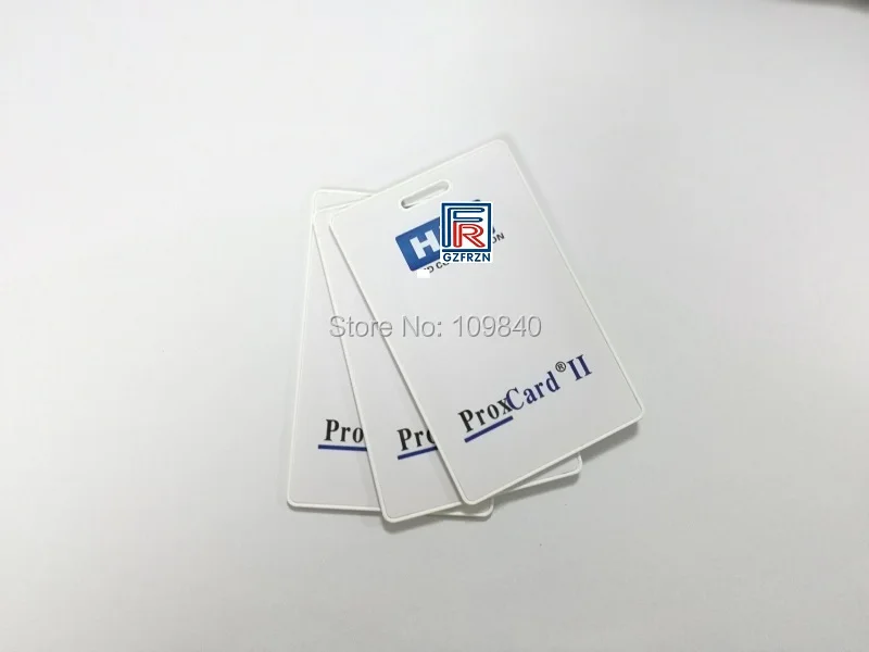 

125khz Smart ISO Prox II H-I-D Cards for access control system Identification Staff