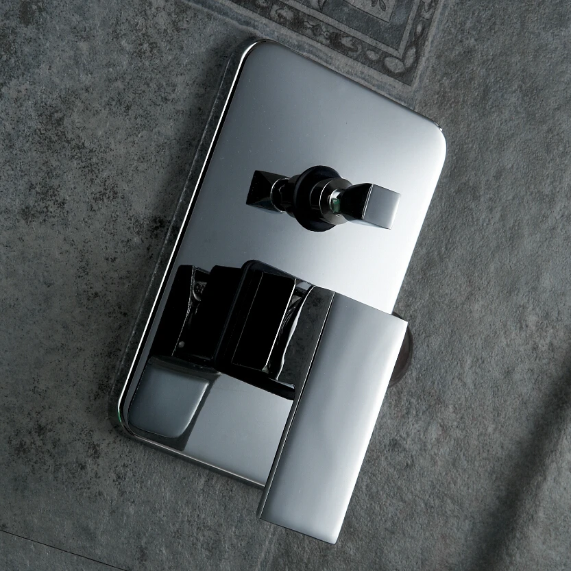 BECOLA free shipping solid brass polished chrome In wall concealed