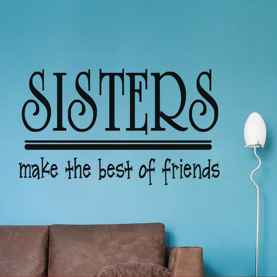 Make The Best Of Friends Diy Wallpaper For Kids Rooms Sofa Bedroom Decoration Art Decals Princess Home Decor Vinyl Wall Stickers | Дом и сад