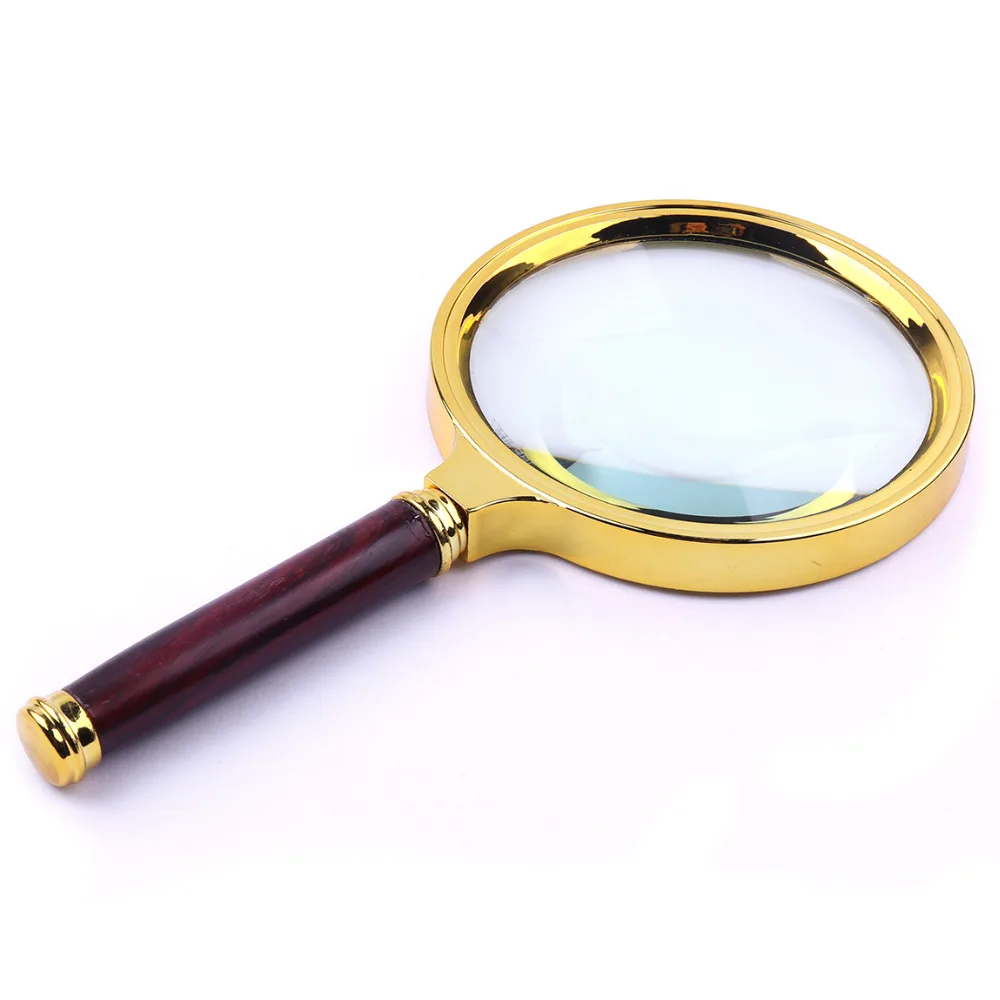High Quality 90mm Handheld 10X Magnifier Magnifying Jewelry Glass Lens