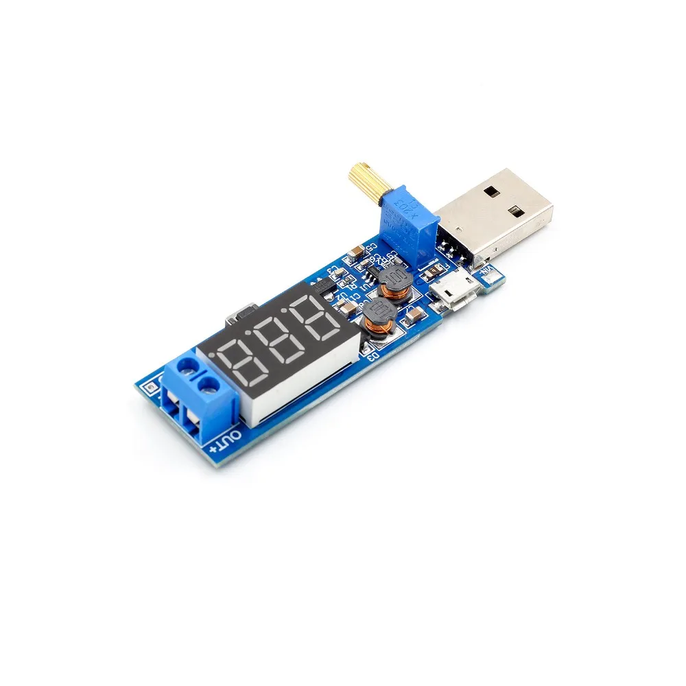 DC-DC 5V до 3,5 V/12 V USB Шаг вверх/вниз Питание Модуль Регулируемый повышающий преобразователя постоянного тока Выход постоянного тока 1,2 V-24 V