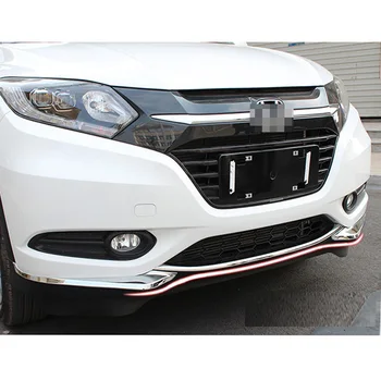

Accessories For Honda Vezel 2015 2016 2017 2018 ABS Chrome Auto Rear Bumper Bottom Corner Strip Car Tail Bumper Eyelid Trim 2Pcs