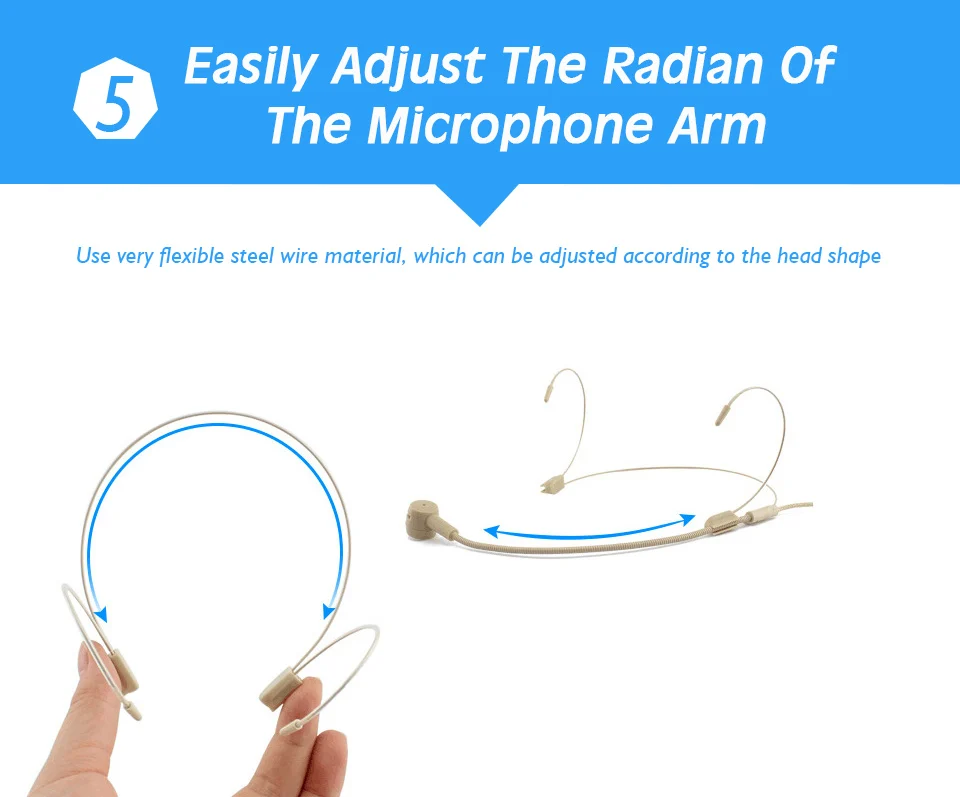 Microphones Invisible Skin Color Portable stereo Mic Wired Microphone Headset mini 3.5mm Professional Stage FM Wireless Choice (6)