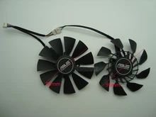 Бесплатная доставка EVERFLOW T129215SU DC 12 V 0.5A VGA карта вентилятор охлаждения для Графика карты ASUS GTX780 GTX780TI R9 280 290 R9 280X 290X