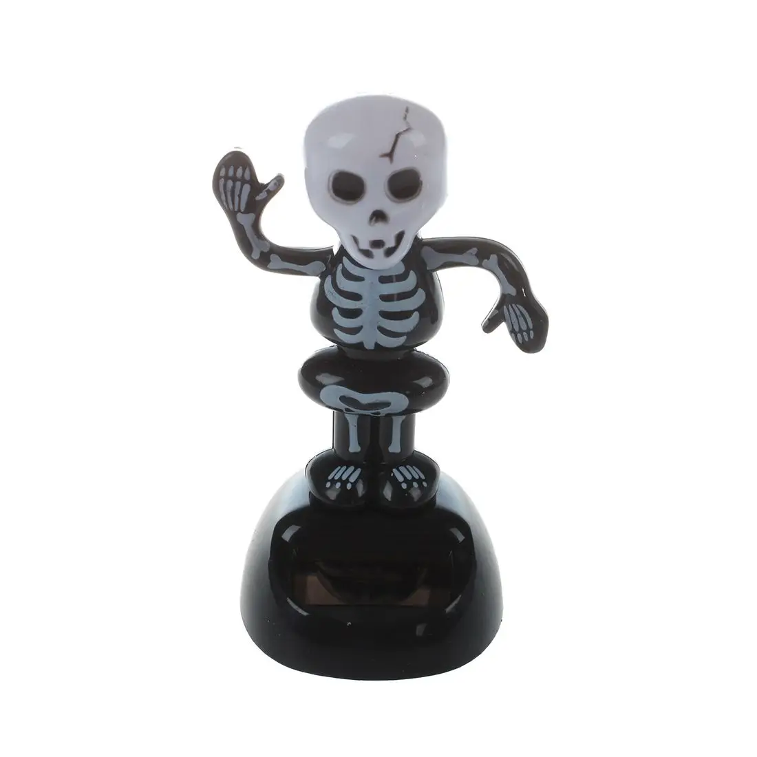New Solar Power Dancing Figure Gruesome Skeleton,Novelty Desk Car Toy