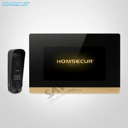 

HOMSECUR 7" Wired AHD Video Door Entry Security Intercom with Video Mailbox BC041HD-B+BM716HD-G