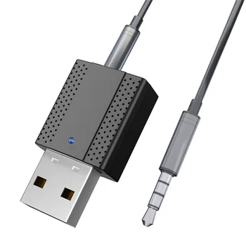 

2 in 1 Bluetooth 5.0 Audio Car Kit Wireless music Receiver Transmitter Adapter 3.5mm Jack for Bluetooth mouse TV Car Radio