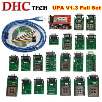 

Newest UPA V1.3 USB Programmer with full adaptors upa v1.3 auto Ecu main unit super quality Diagnostic Tool Cost Shipping