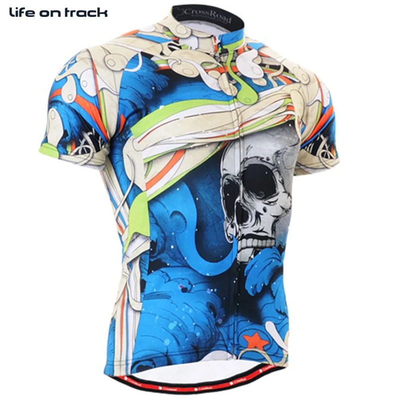 

2016 Summer Full Print Men's Cycling Jerseys Outdoor Skins Compression Tights For Men Fitness With Short Sleeve Tops Sportswear