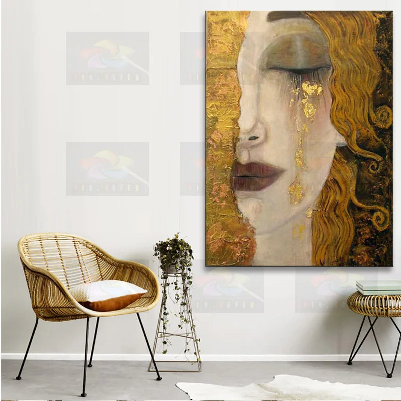 1pieces high-definition print Gustav Klim's mural canvas oil painting poster and wall art living room picture  GSTF-1 (6)