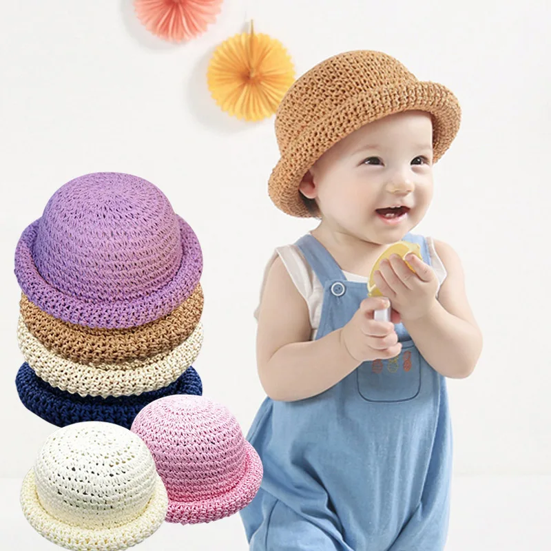 childrens straw hats cheap