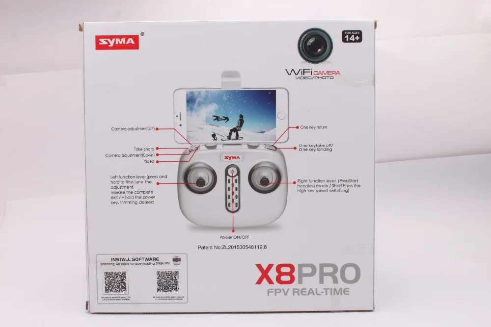 Новейший SYMA X8PRO gps Дрон RC Квадрокоптер с Wifi камерой FPV Профессиональный Квадрокоптер X8 Pro RC вертолет может добавить 4K камеру