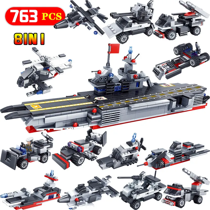 

Figures Modern Wars Weapon Building Blocks Ocean Battleship Action Model Enlightening LegoINGLYS Bricks Toys For Kids