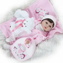 Bebe Кукла reborn baby toy Куклы Мягкие силиконовые виниловые куклы reborn baby girl куклы bebes reborn bonecas play house игрушки plamates