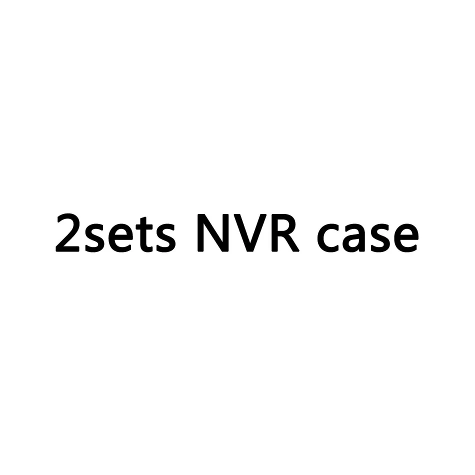 

2sets NVR case for Serkan Oncel