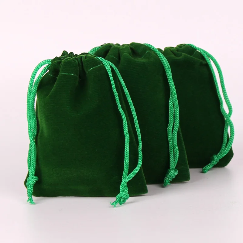 green pouch bag