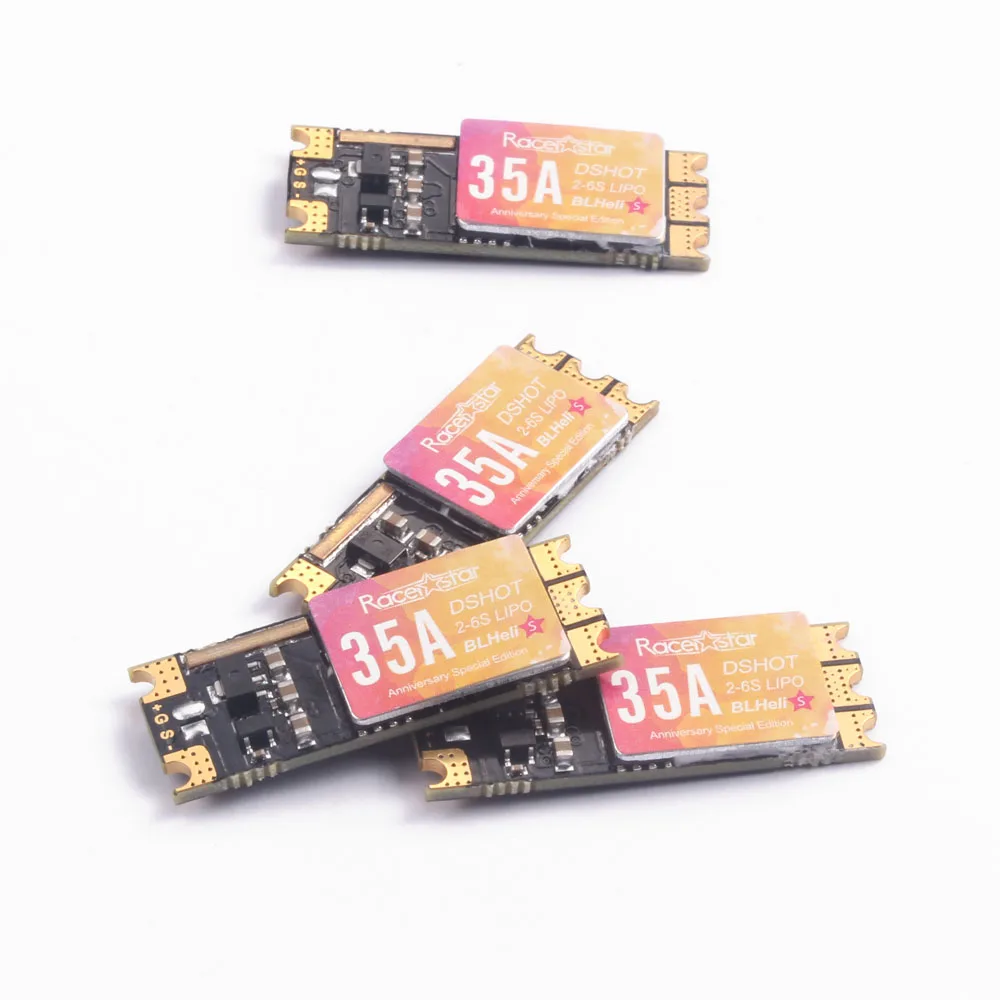 4 шт. Racerstar SPROG X 35A BLheli_S 2-6S DShot600 ESC 4g для Мультикоптер RC Drone Frame Part аксессуары специальное издание