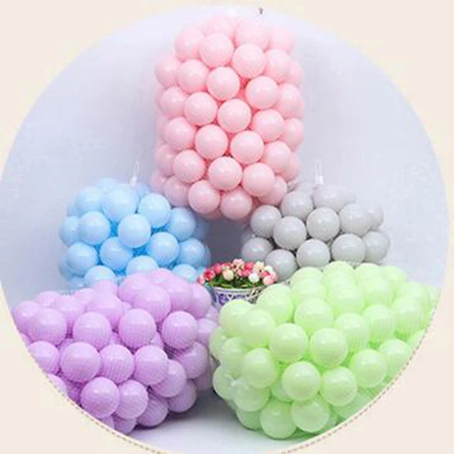 100Pcs/Set Children Plastic Ocean Ball 5.5/7cm Colorful Eco-Friendly PE Sea Balls For Kids Gifts Outdoor Sport Dry Pool Pit Toys 1