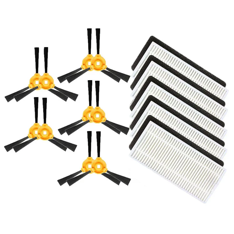

Hepa filter foam filter side brush for Ecovacs Deebot N79S N79 Eufy RoboVac 11 11C for CONGA EXCELLENCE 990 filter replacements