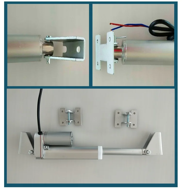 12V24V36V48V миниатюрный электрический толкатель 10-1500 мм большой тяги Электрический телескопический стержень ход электрический толкатель