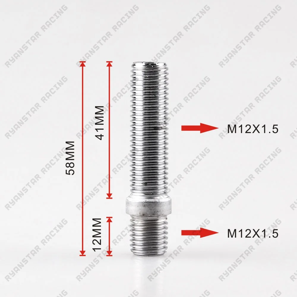 M12* 1,5 набор для преобразования стержней с 20 шипами для гонок и 20 гоночных гаек