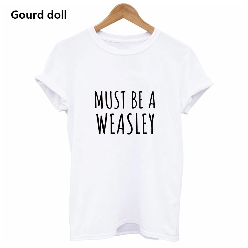 المتناثرة يجب يكون ويزلي طباعة فضفاضة المرأة التي شيرت عارضة بارد المرأة المحملة قمصان الإناث مضحك يا الرقبة T قميص نعرفكم قمم